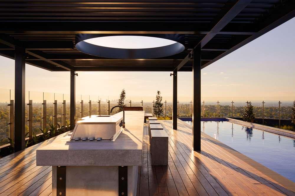 Art Series - The Chen Box Hill Facilities photo Skyline Residences rooftop pool